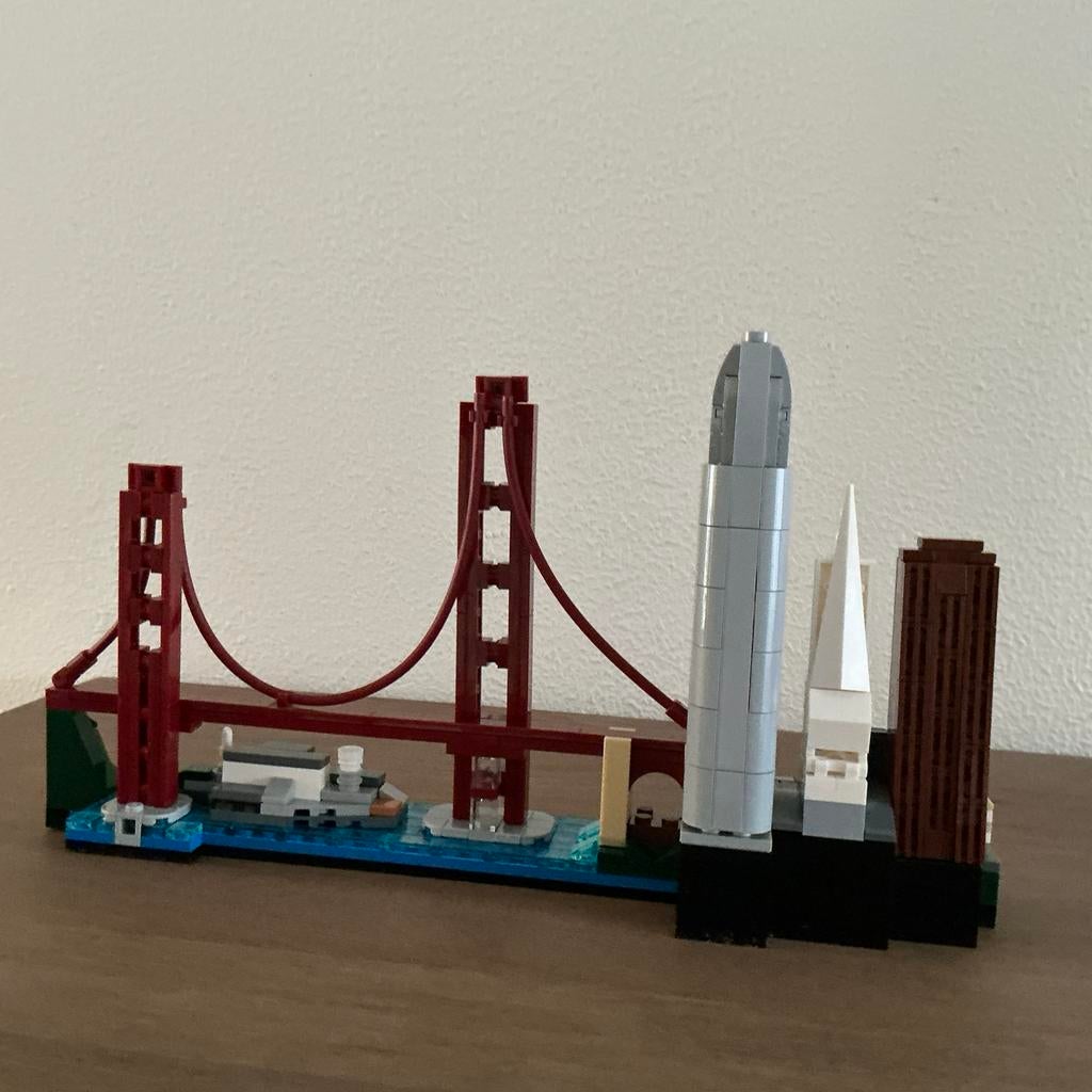 Lego Architecture San Francisco 21043, Kinderen en Baby's, Speelgoed | Duplo en Lego, Ophalen of Verzenden, Zo goed als nieuw