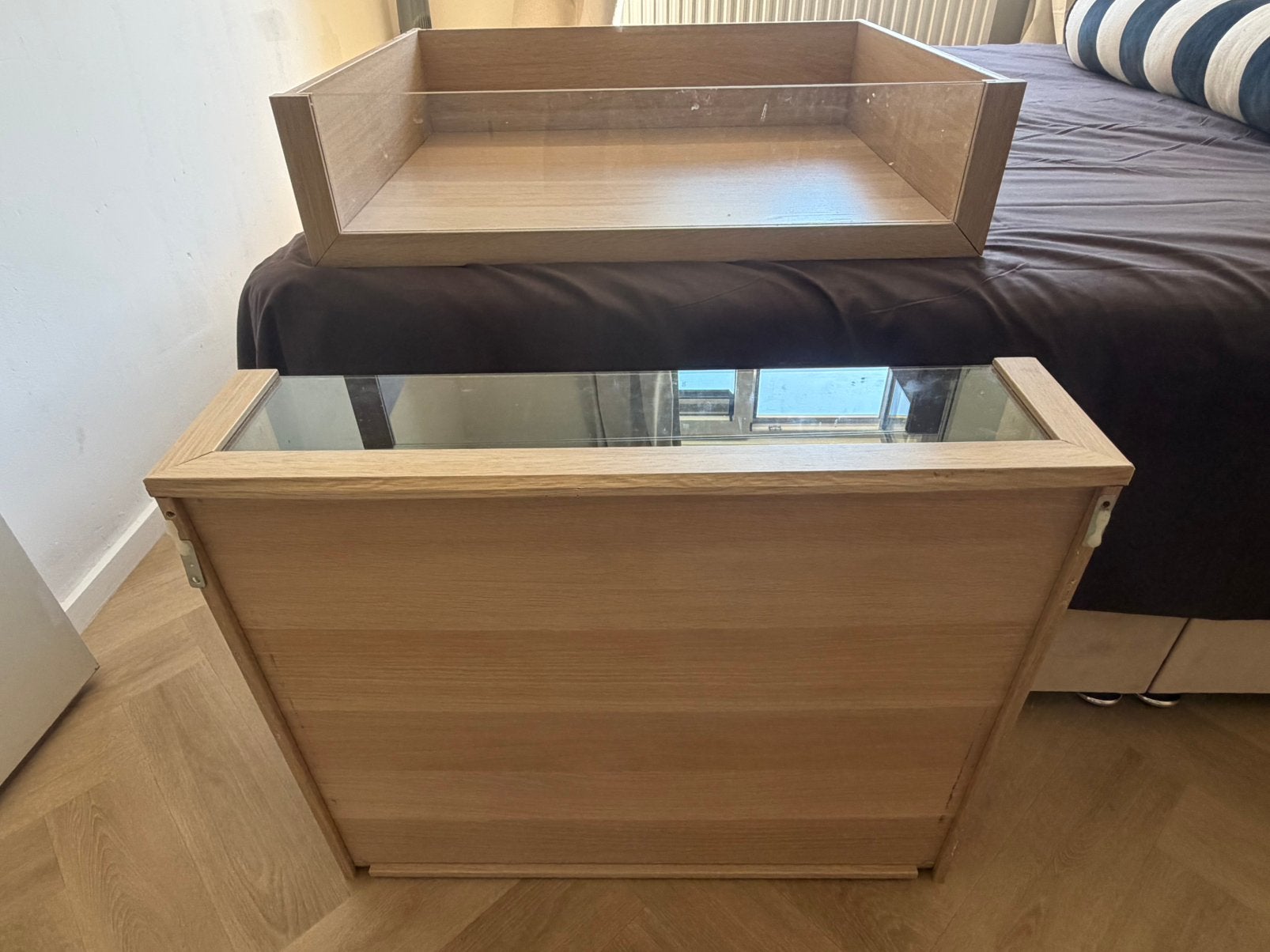 IKEA PAX lade met glazen front en ladegeleiders, Ophalen of Verzenden, Gebruikt