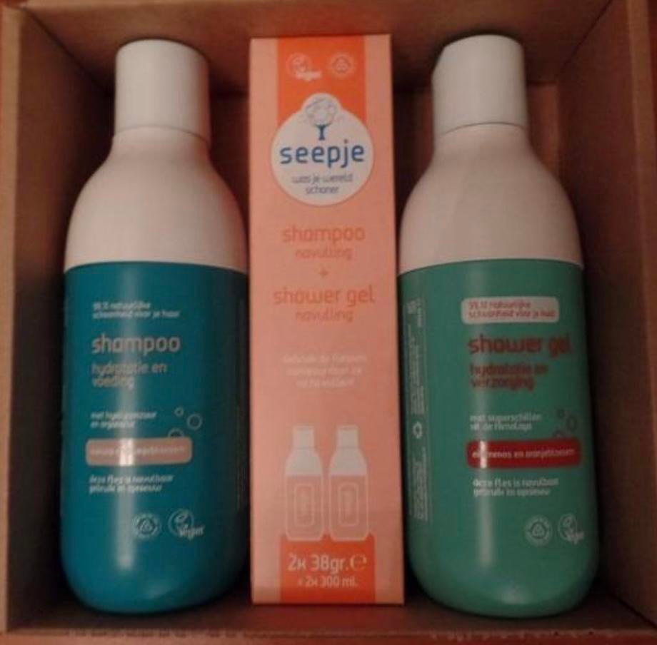 Seepje Shampoo & Shower Gel Navulling Set - Nieuw, Ophalen of Verzenden, Nieuw, Shampoo of Conditioner
