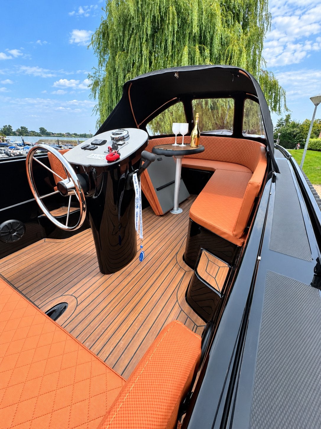 Maassloep 590 honda 20pk nieuw luxe opties op voorraad!, Ophalen, Zo goed als nieuw, Maassloep, Elektrische start