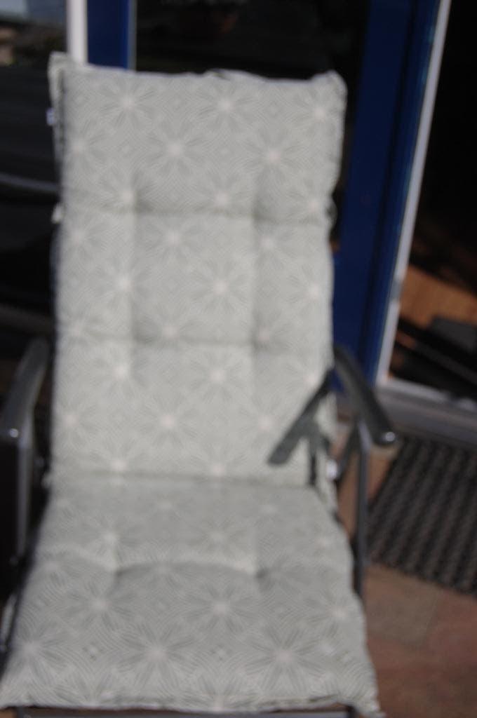 3 TUINSTOEL KUSSEN 120x48 cm, Ophalen of Verzenden, Zo goed als nieuw