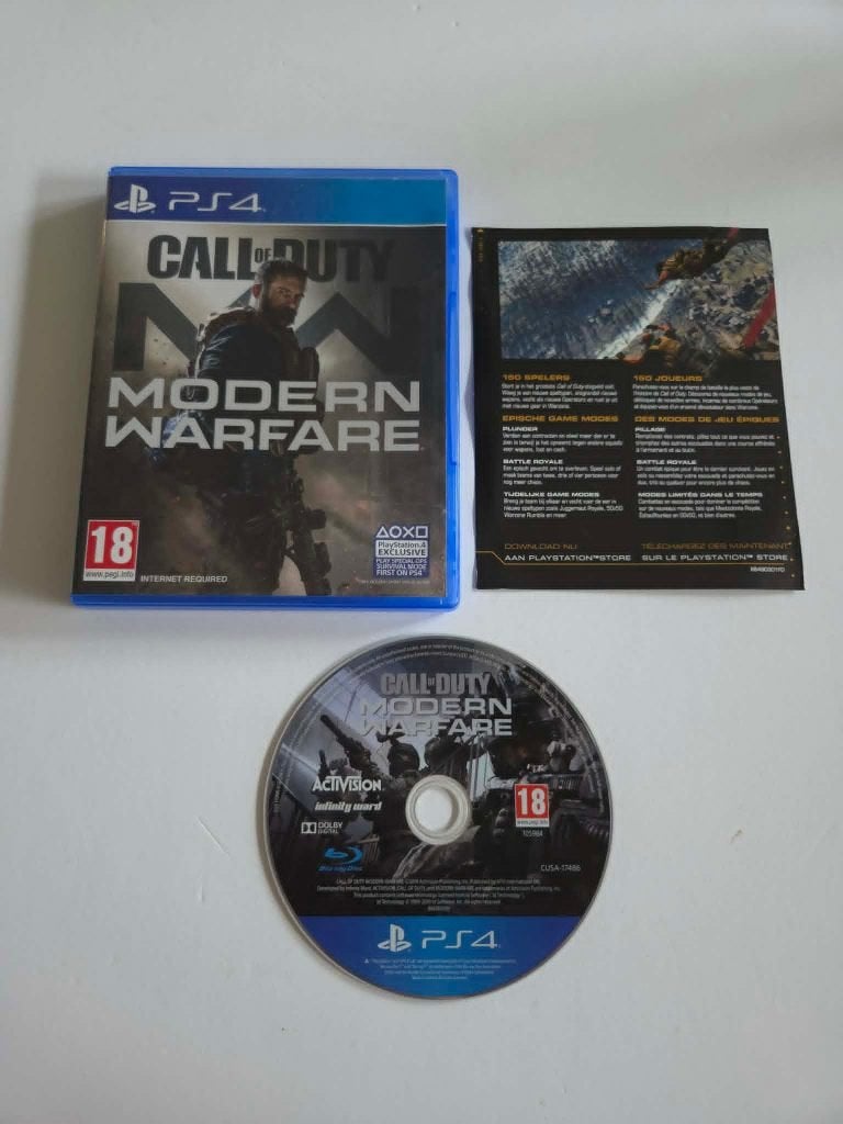 Playstation 4 (PS4) - Call of Duty Modern Warfare - 10441, Spelcomputers en Games, Games | Sony PlayStation 4, Vanaf 18 jaar, Shooter