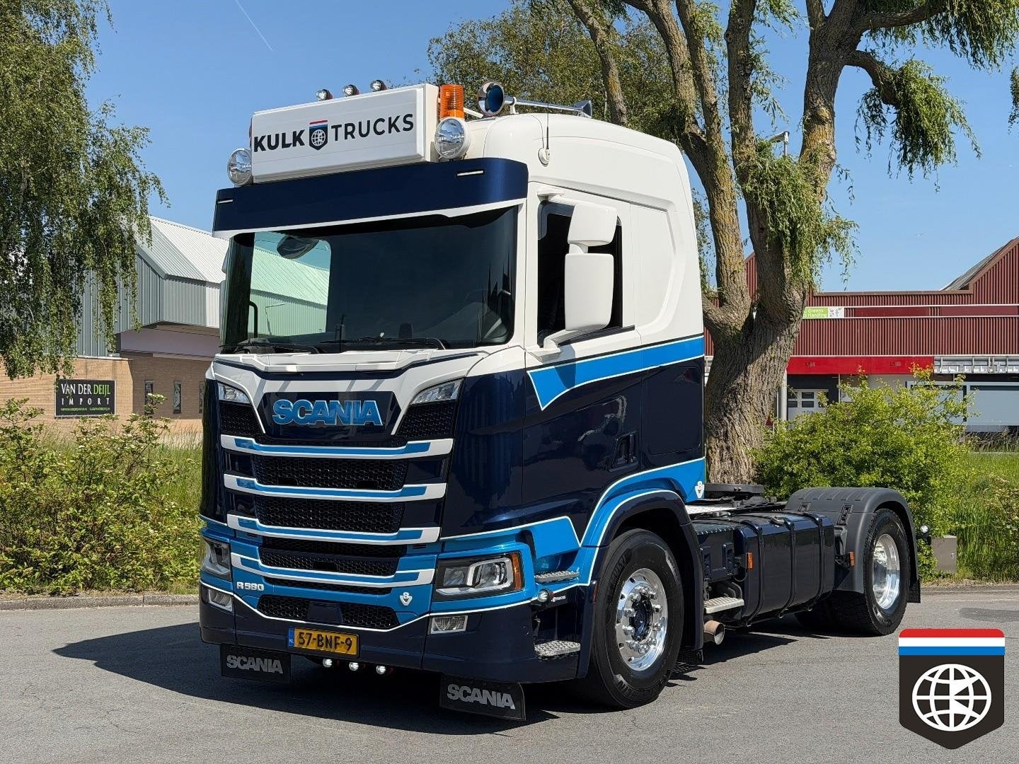 Scania R580 King of the Road - Vol luchtgeveerd - CONCOURSTA, Automaat, Euro 6, Scania, Blauw