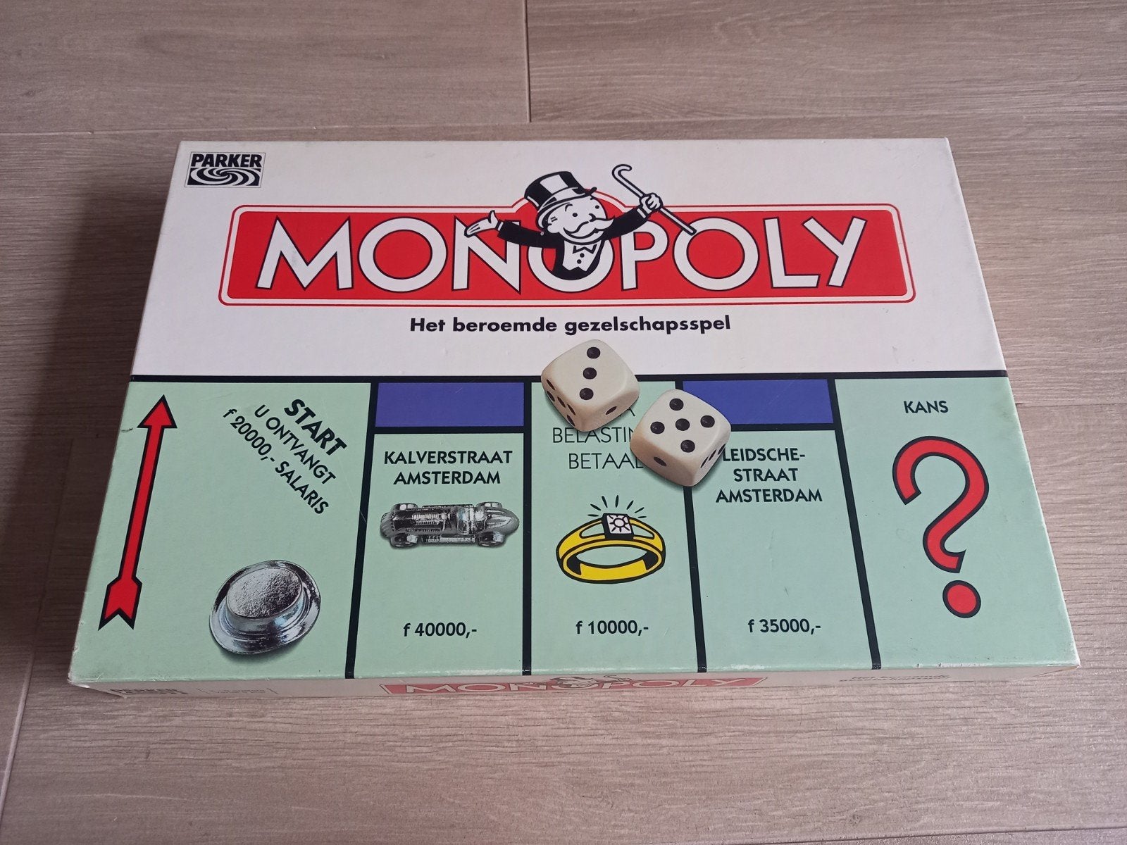 Monopoly gulden editie compleet, Ophalen of Verzenden, Zo goed als nieuw