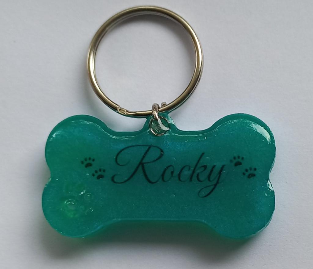 Gepersonaliseerde hondenpenning van epoxy, Ophalen of Verzenden, Nieuw