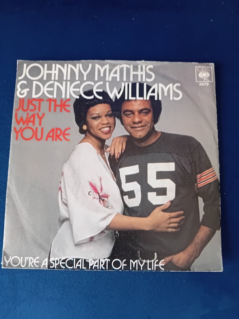 Johnny Mathis & Deniece Williams ---t 0627, Gebruikt, 7 inch, Pop, Fotohoes