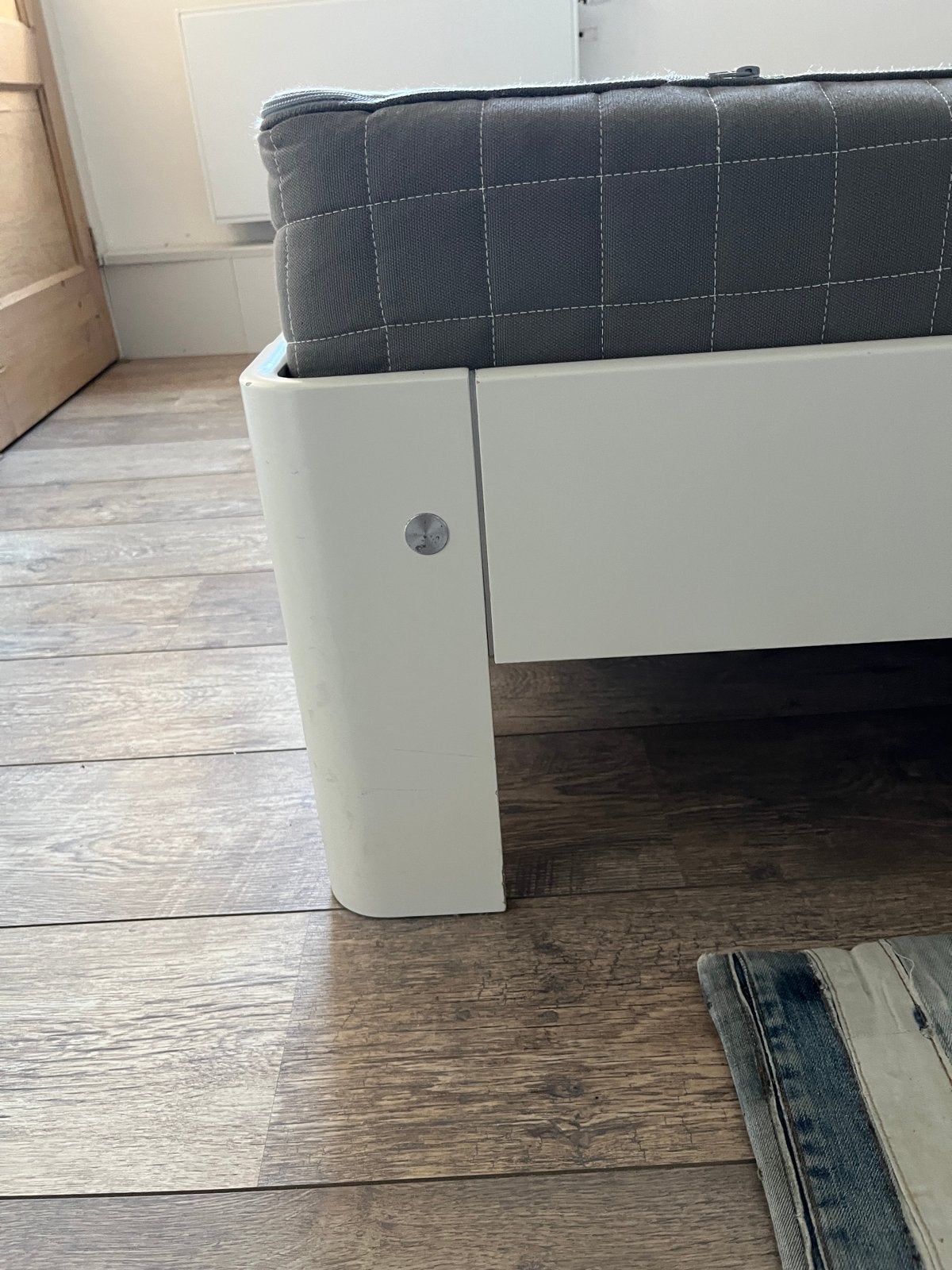 Auping Auronde bed 200x140x34cm, Ophalen, Gebruikt, Wit, 140 cm