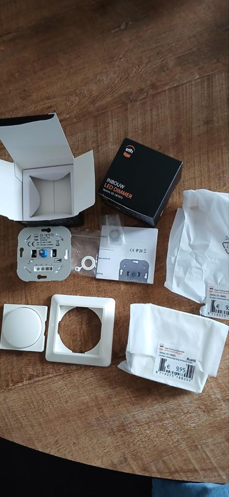 2x ETH Inbouw LED-dimmer met regelknop - Nieuw, Ophalen, Nieuw, Schakelaar