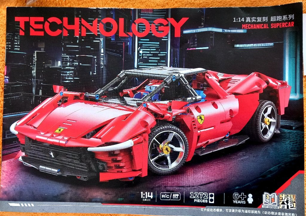 Technology bouwdoos Ferrari Daytona 1:14 , bouwstenen, Ophalen of Verzenden, Nieuw, Overige merken