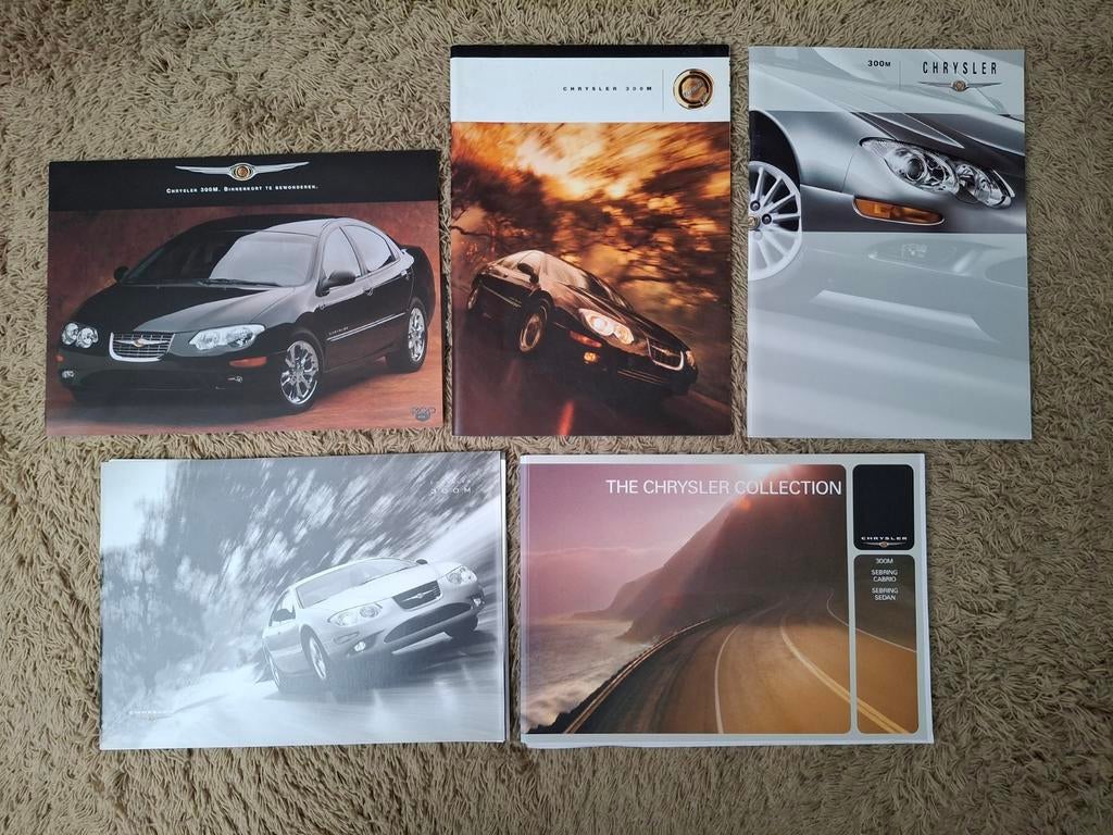 Lot autofolders Chrysler 300M, Verzenden, Zo goed als nieuw, Overige merken
