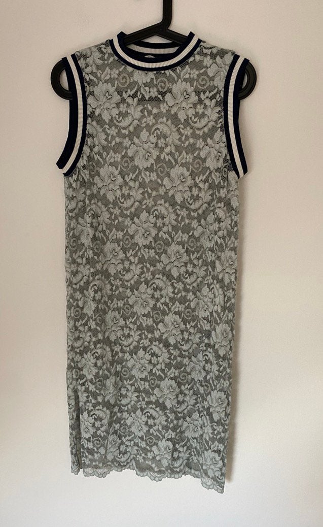 Dames jurk, rozen / roos. Maat m, Maat 38/40 (M), Verzenden, Zwart, Ganni