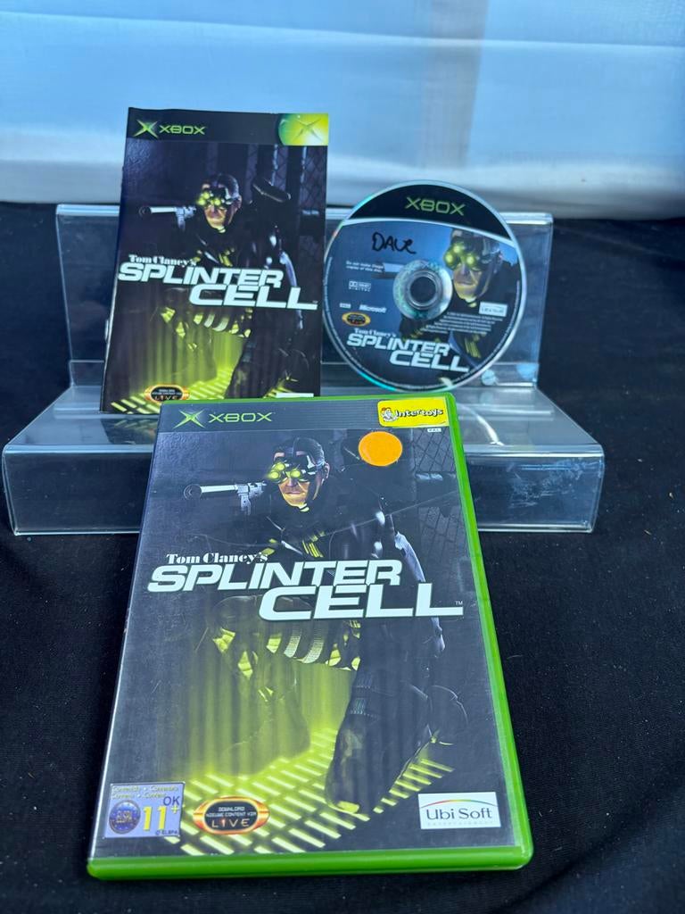 Tom Clancy's Splinter Cell Xbox Original, Spelcomputers en Games, Games | Xbox Original, Avontuur en Actie, Gebruikt, Xbox, Tom