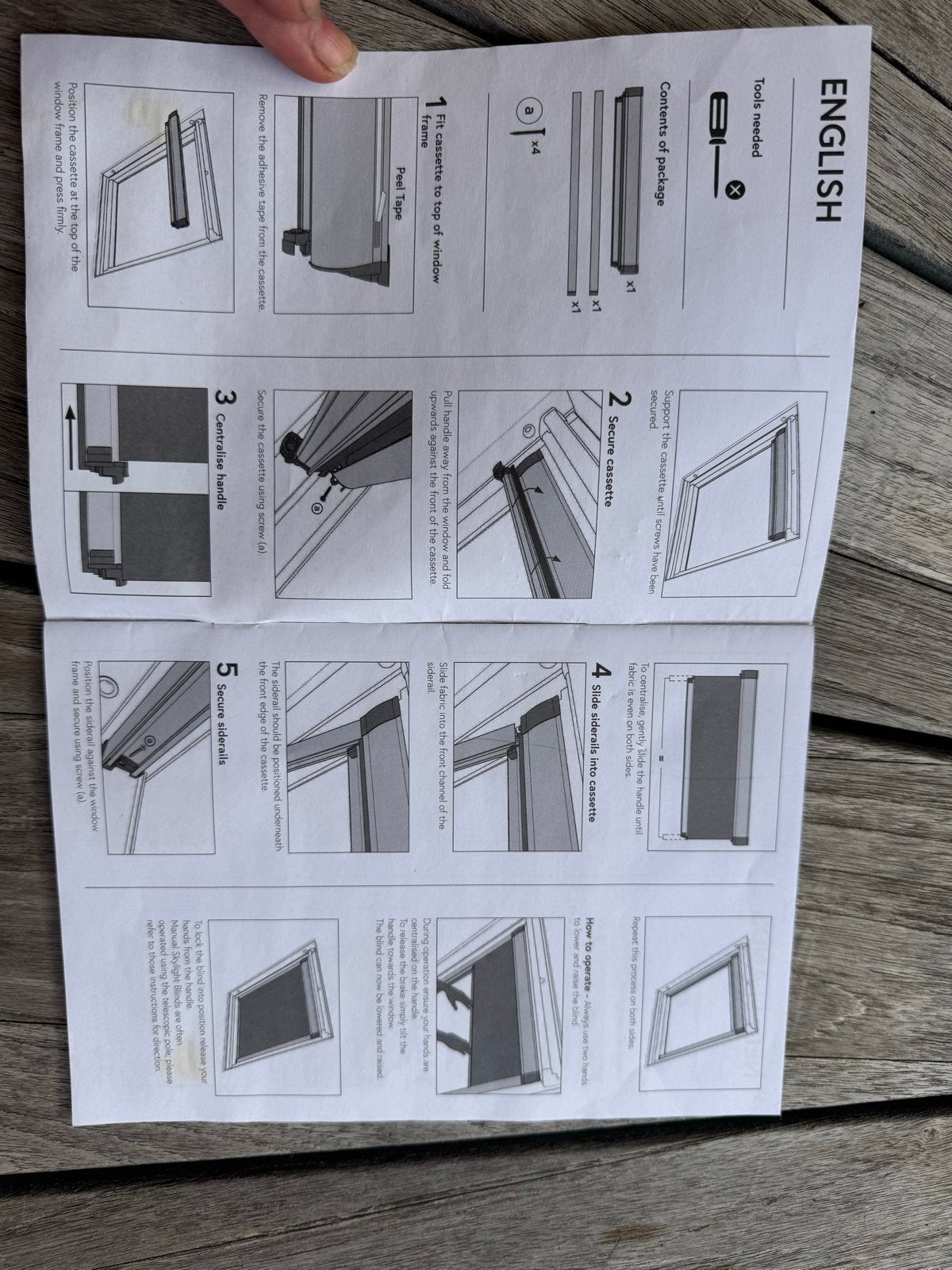 Nieuw rolgordijn voor dakraam - nooit gebruikt, Ophalen, Verduisterend, Nieuw, Rolgordijn
