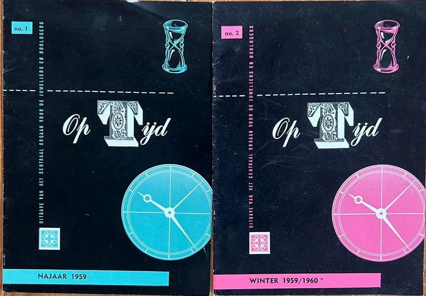 Tijdschrift op tijd nummer 1 en 2 uit 1959, Antiek en Kunst, Curiosa en Brocante, Ophalen of Verzenden