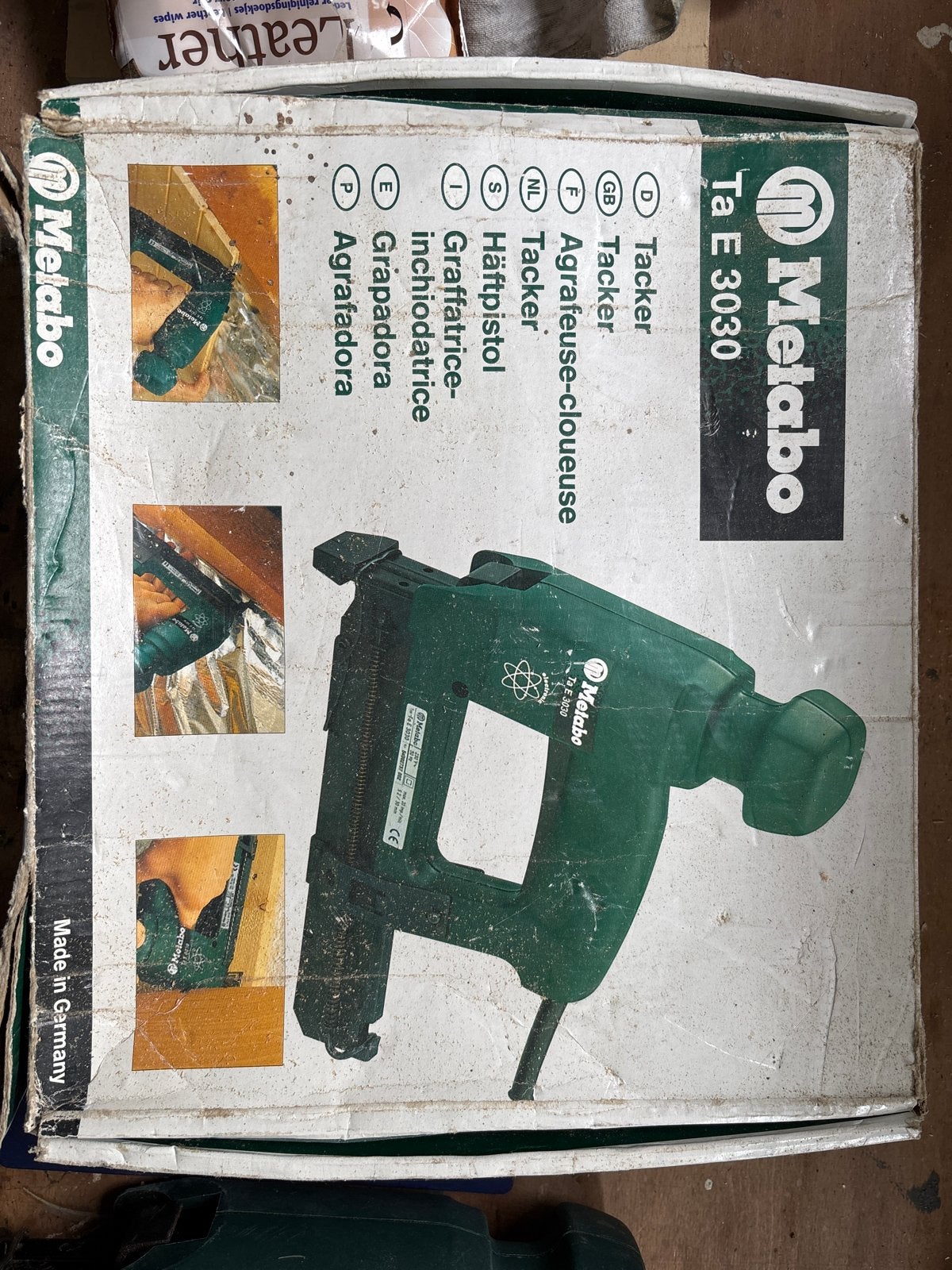 Metabo Ta E 3030 Tacker - Elektrisch Nietpistool, Ophalen of Verzenden, Zo goed als nieuw, Tacker/nietmachine