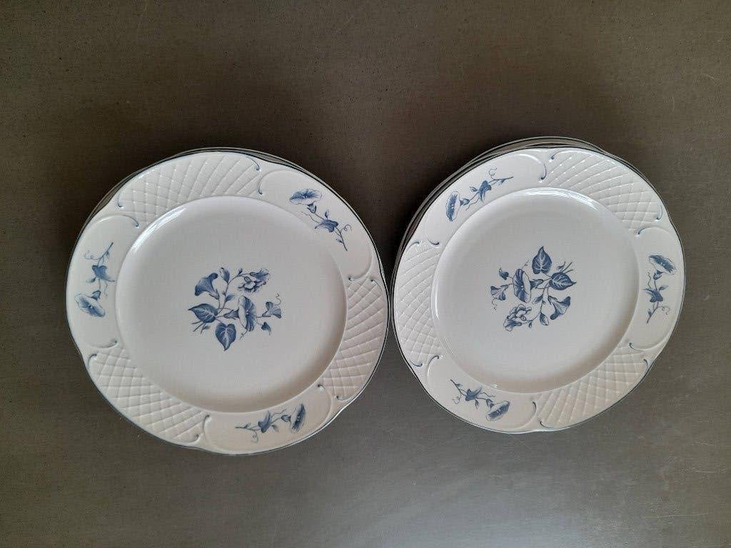 Villeroy &Boch 6 Val Blue ontbijtborden, Villeroy & Boch, Ophalen of Verzenden, Zo goed als nieuw, Bord(en)