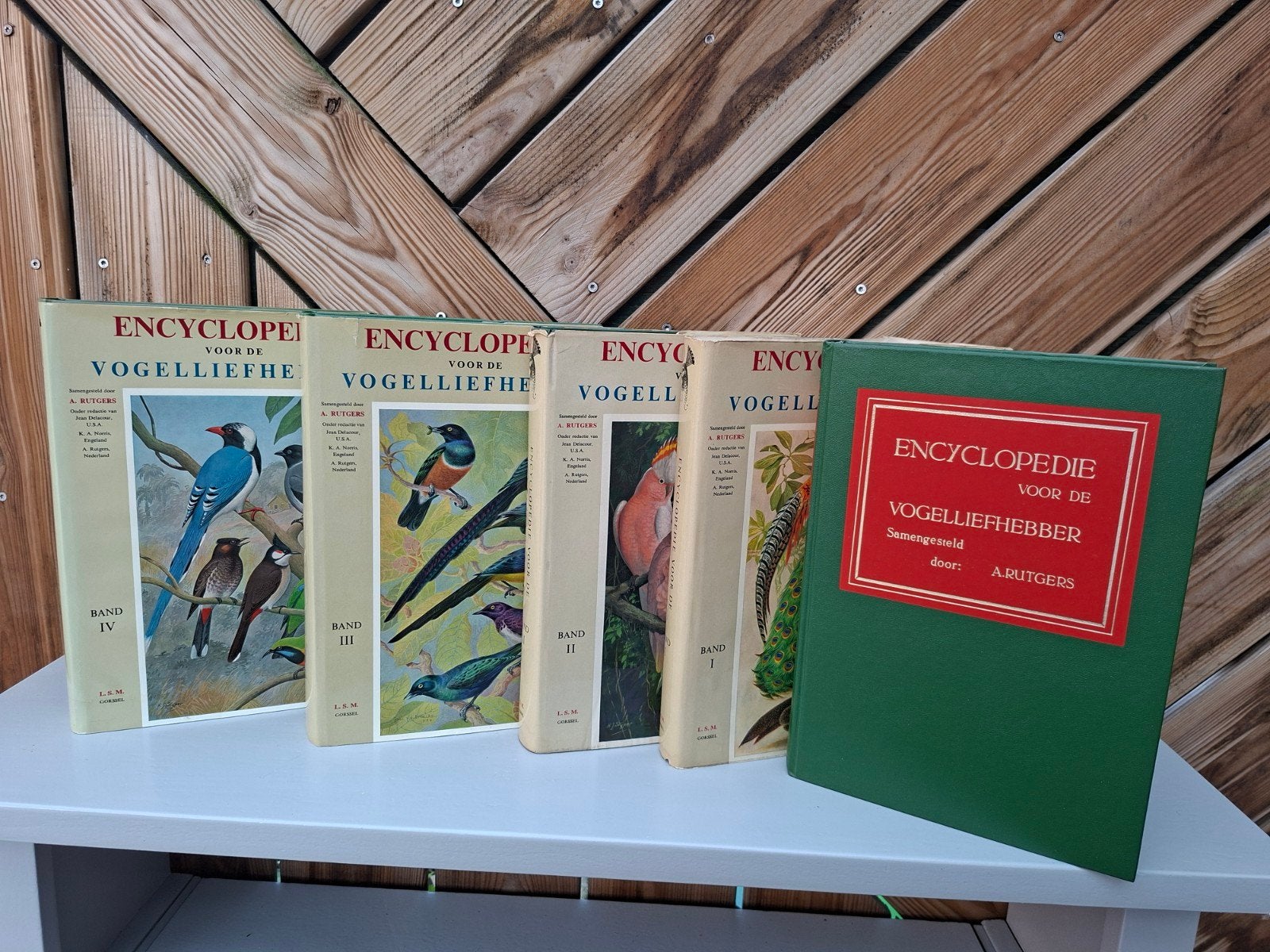 Encyclopedie voor de Vogelliefhebber - A. Rutger (4 delen), Boeken, Ophalen of Verzenden, Nieuw, Vogels, A. Rutger