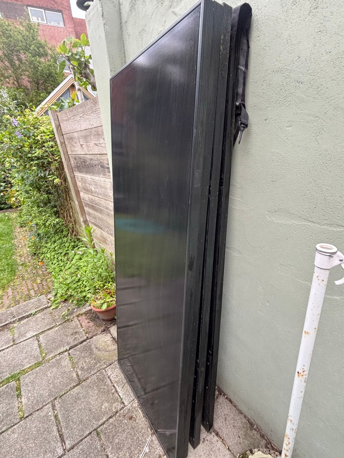 12 Zonnepanelen (165x66cm) met Goodwe omvormer, Ophalen, Gebruikt, Compleet systeem, 200 wattpiek of meer