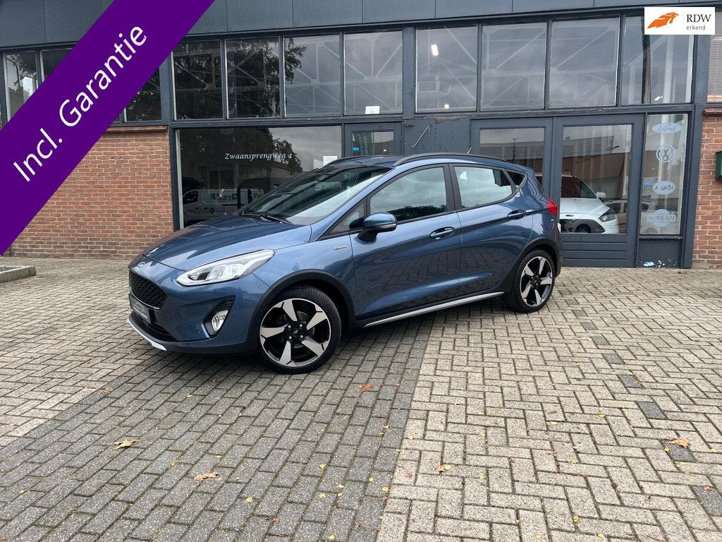 Ford Fiesta 1.0 EcoBoost Active X, Acc, Lane assist, Xenon, Voorwielaandrijving, Stof, Gebruikt, Zwart