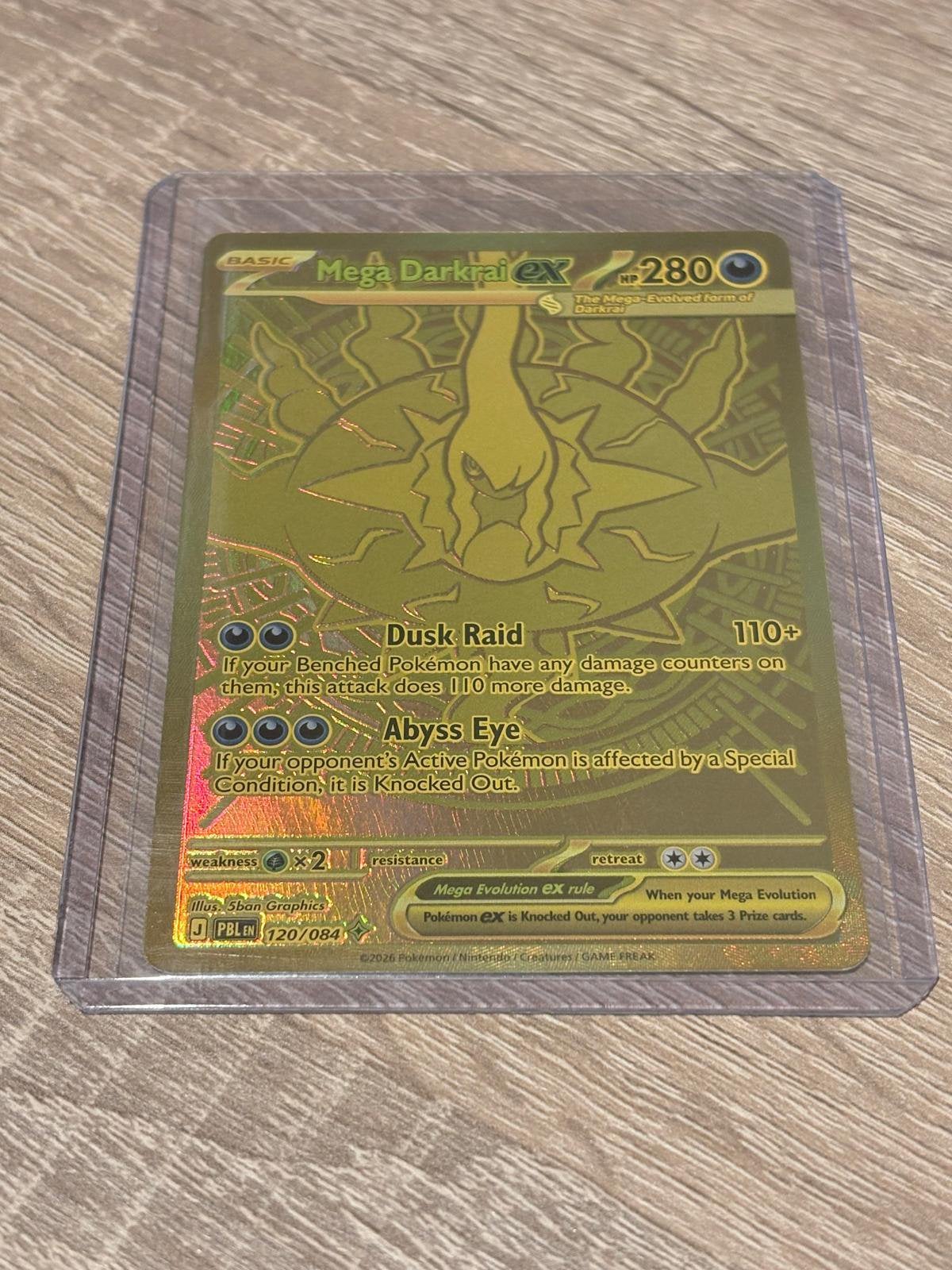 MEGA DARKRAI EX 120/80, Verzenden, Nieuw, Losse kaart