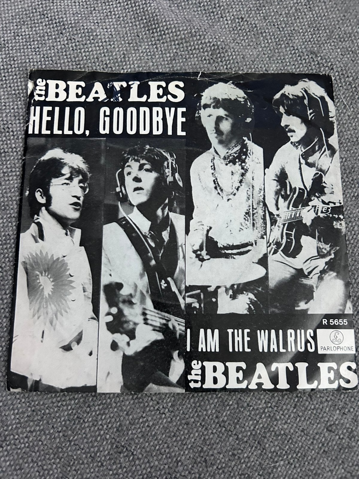 The Beatles Hello, Goodbye / I Am The Walrus, Cd's en Dvd's, Vinyl Singles, Ophalen of Verzenden, Zo goed als nieuw, Pop