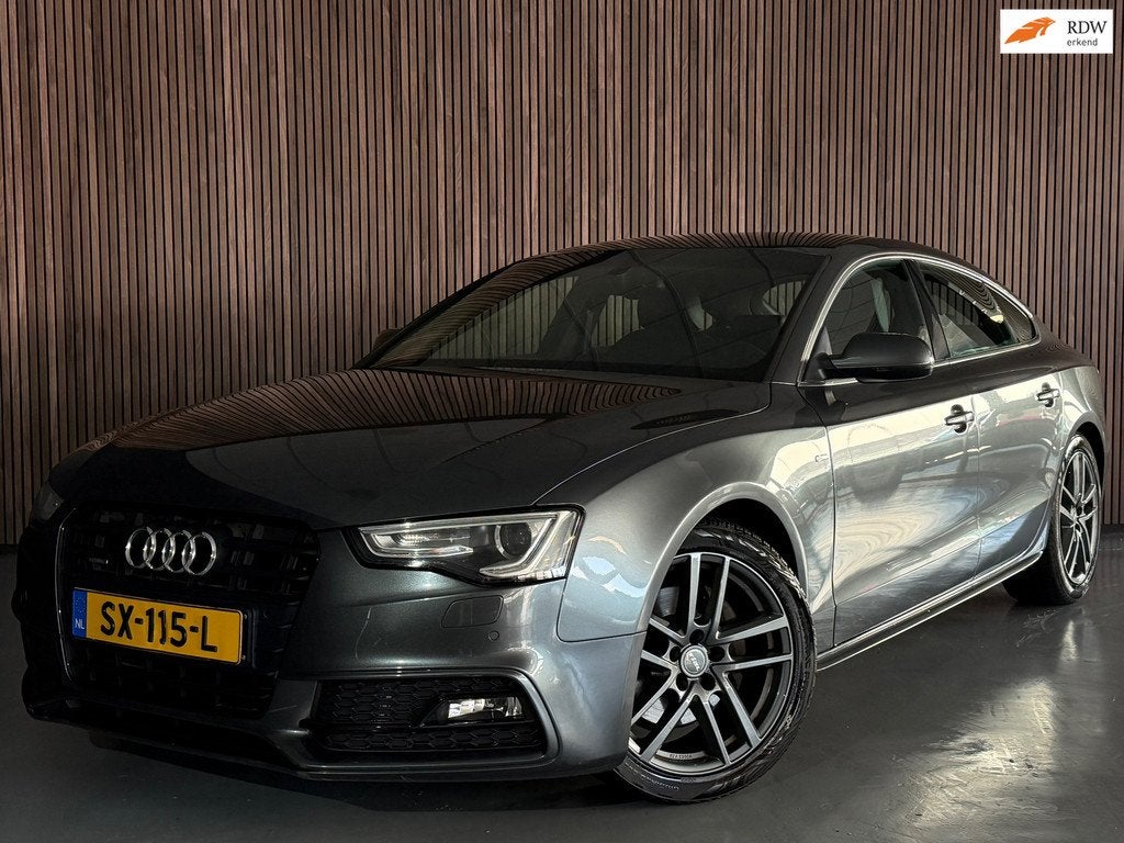 Audi A5 Sportback 2.0 TFSI quattro Pro Line 3x S-LINE/STOELV, Auto's, Automaat, Euro 5, Gebruikt, Zwart