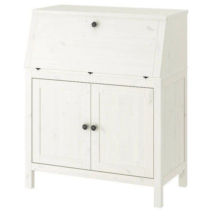 IKEA HEMNES Secretaire - Wit, Huis en Inrichting, Ophalen, Zo goed als nieuw, Scandinavisch, Landelijk