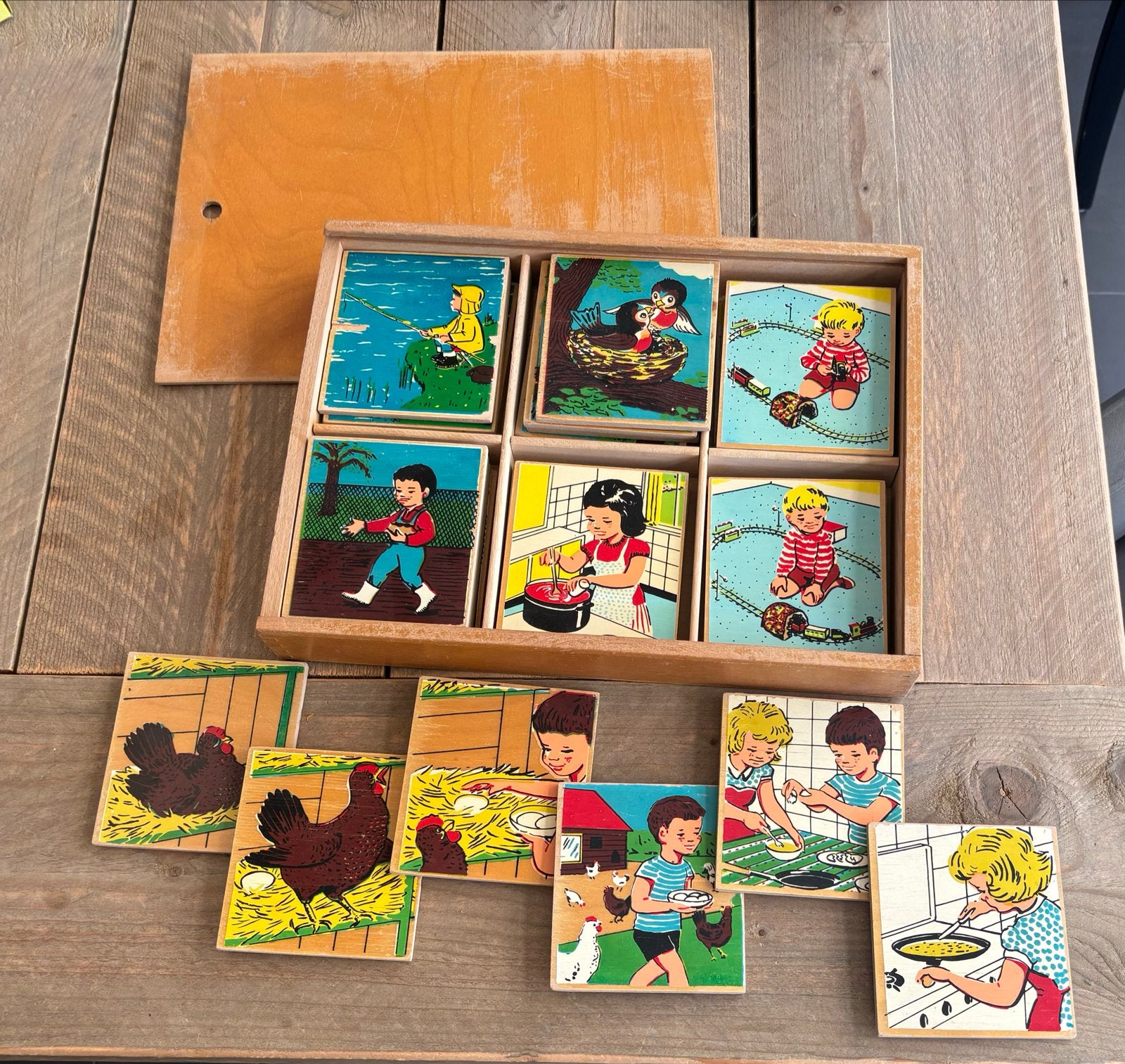 Vintage (houten) speelgoed, Antiek en Kunst, Ophalen