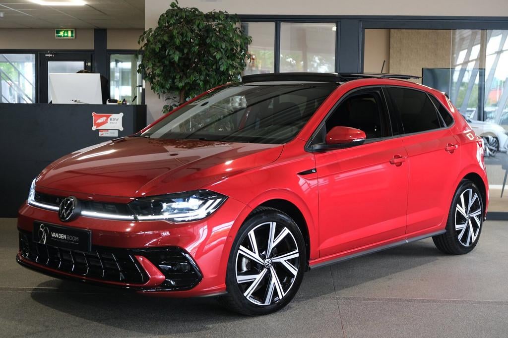 Volkswagen Polo 1.0 TSI 2x R-Line DSG 110PK Facelift Pano IQ, Auto's, Volkswagen, Bedrijf, Te koop, Polo, ABS, Achteruitrijcamera