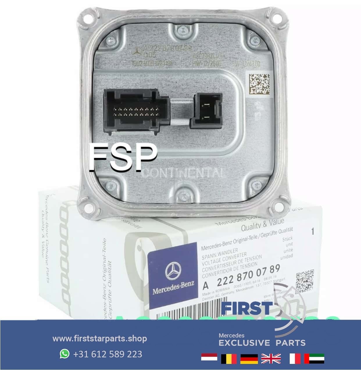 A2228700789 MB LED Koplamp Module W205 W212 W218 W447 W166 W, Gebruikt, -, Ophalen of Verzenden, -