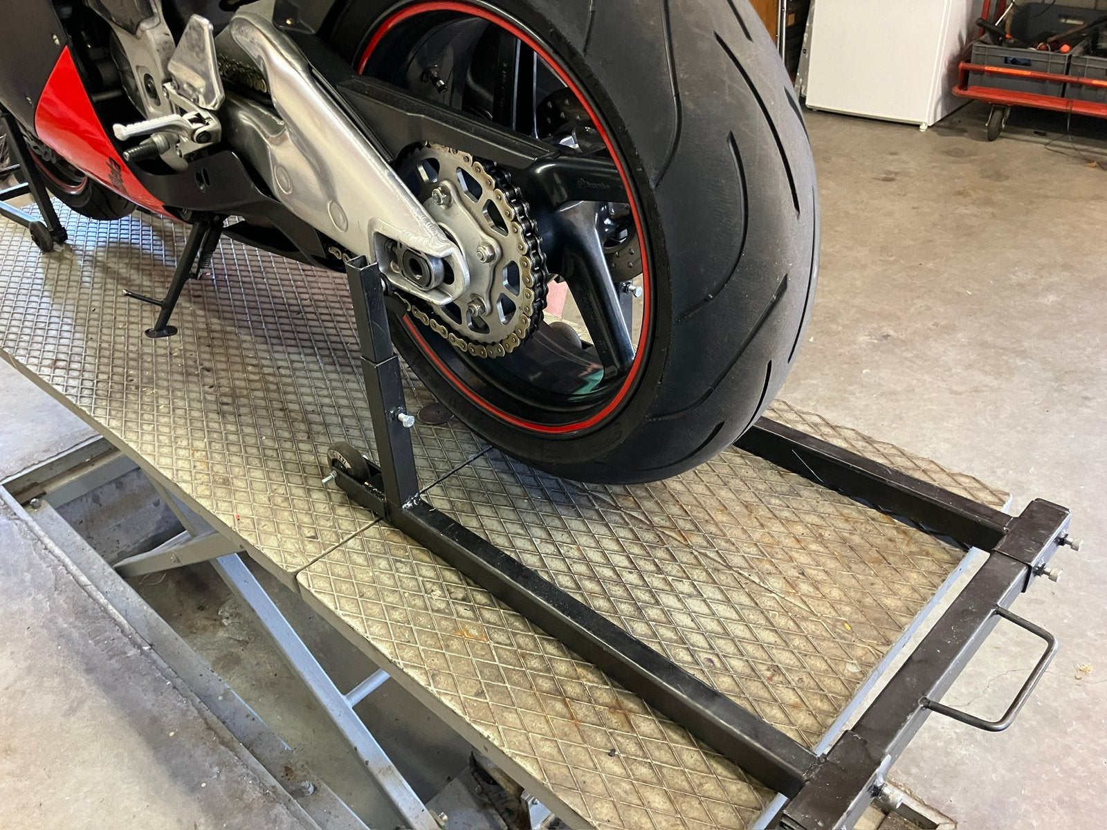 Paddock stand, Ophalen of Verzenden, Gebruikt