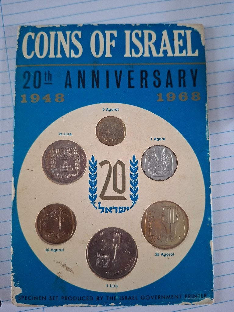 Coins of israel collecters item setje, Ophalen, Buitenland, Munten