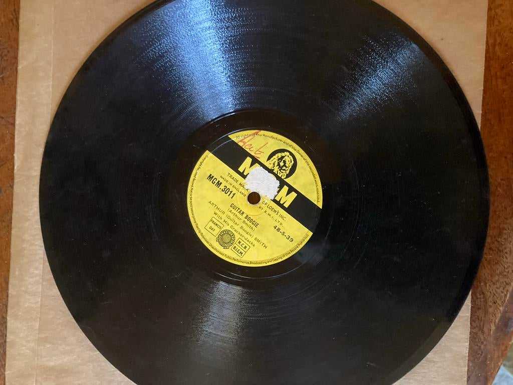 Antieke 78 toeren Bakeliet LP - Columbia & MGM, Cd's en Dvd's, Vinyl | Overige Vinyl, Ophalen of Verzenden, Gebruikt, 10 inch