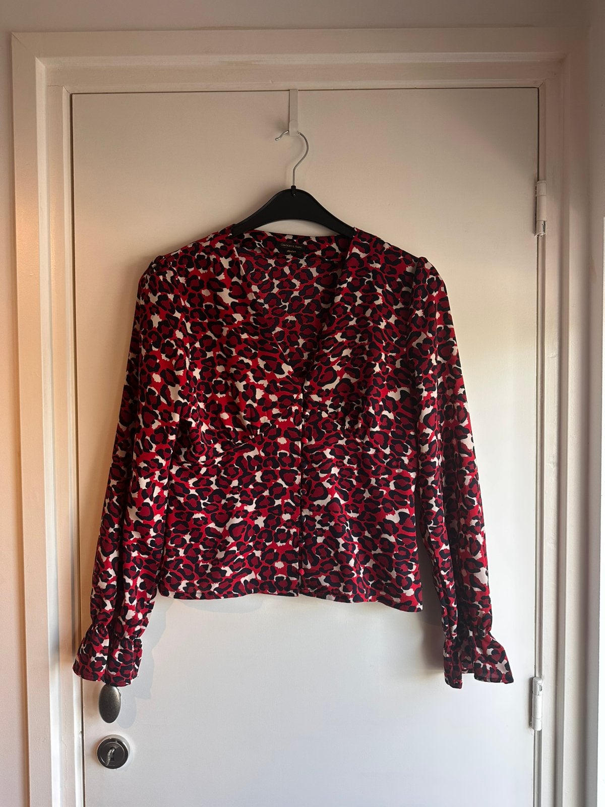 Colorful Rebel leopard blouse - maat M, Kleding | Dames, Ophalen of Verzenden, Zo goed als nieuw, Maat 38/40 (M), Rood