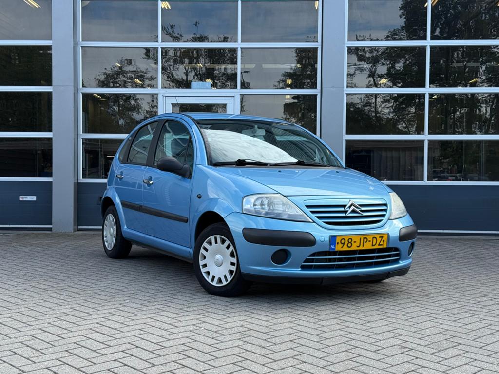 Citroën C3 1.4 I Linge Prestige 2002 Blauw Cruisecontrol, Auto's, Voorwielaandrijving, Stof, Handgeschakeld, Particulier