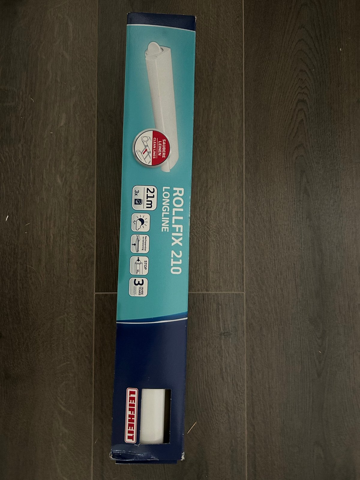 Leifheit Rollfix 210 Longline Wanddroogrek - Nieuw, Ophalen of Verzenden, Nieuw