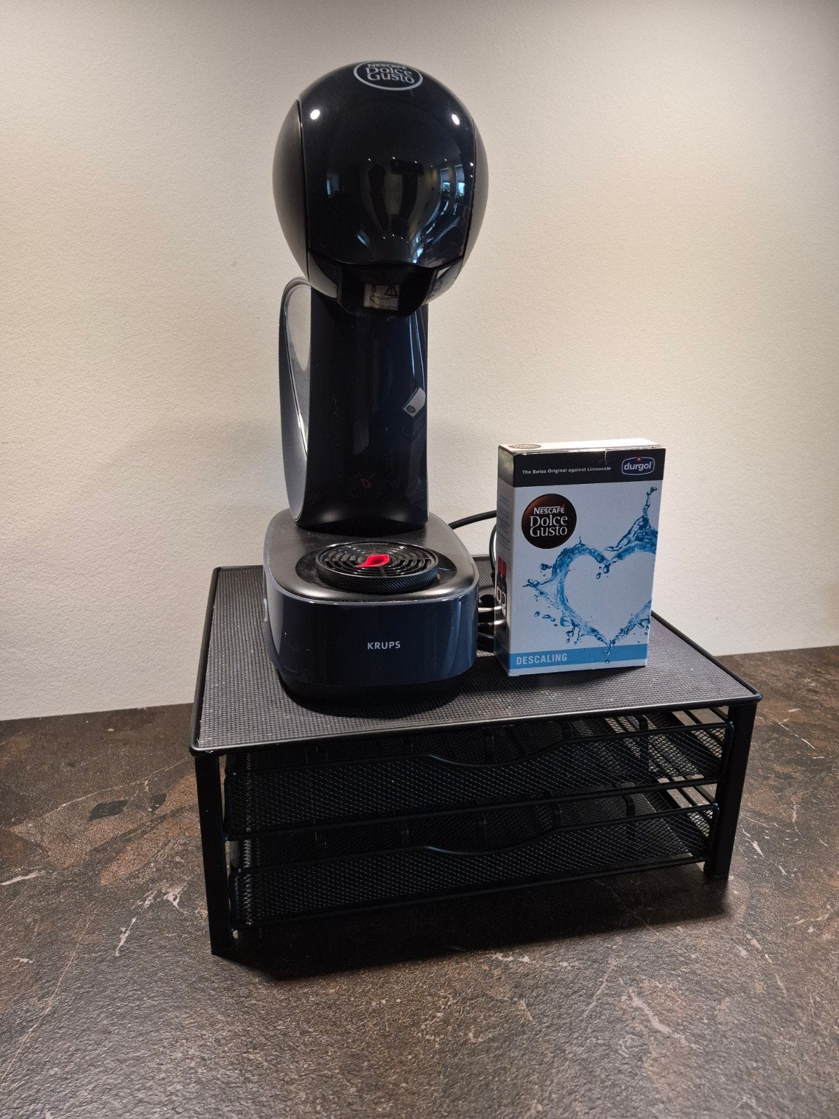 Nescafé Dolce Gusto Krups koffiezetapparaat set, Koffiemachine, Ophalen of Verzenden, Zo goed als nieuw, Koffiepads en cups