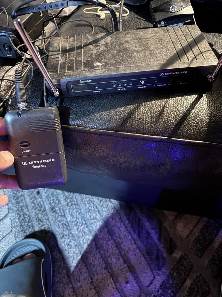 Sennheiser FreePORT Draadloos Microfoonsysteem, Muziek en Instrumenten, Microfoons, Ophalen of Verzenden, Gebruikt, Zangmicrofoon