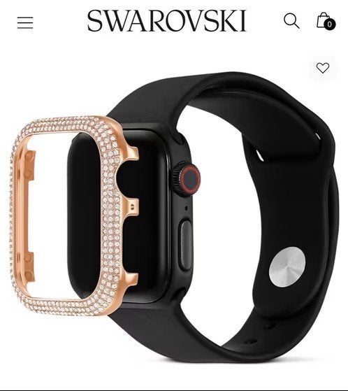 Swarovski AG accesoire for Apple watch 41mm Rosé Goudkleurig, Verzenden, Apple watch series 41 mm, Zo goed als nieuw, Apple