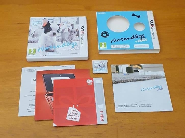 3DS | Nintendogs + Cats | Volledig NEDERLANDSTALIG, Gebruikt, 1 speler, Ophalen of Verzenden, Vanaf 3 jaar