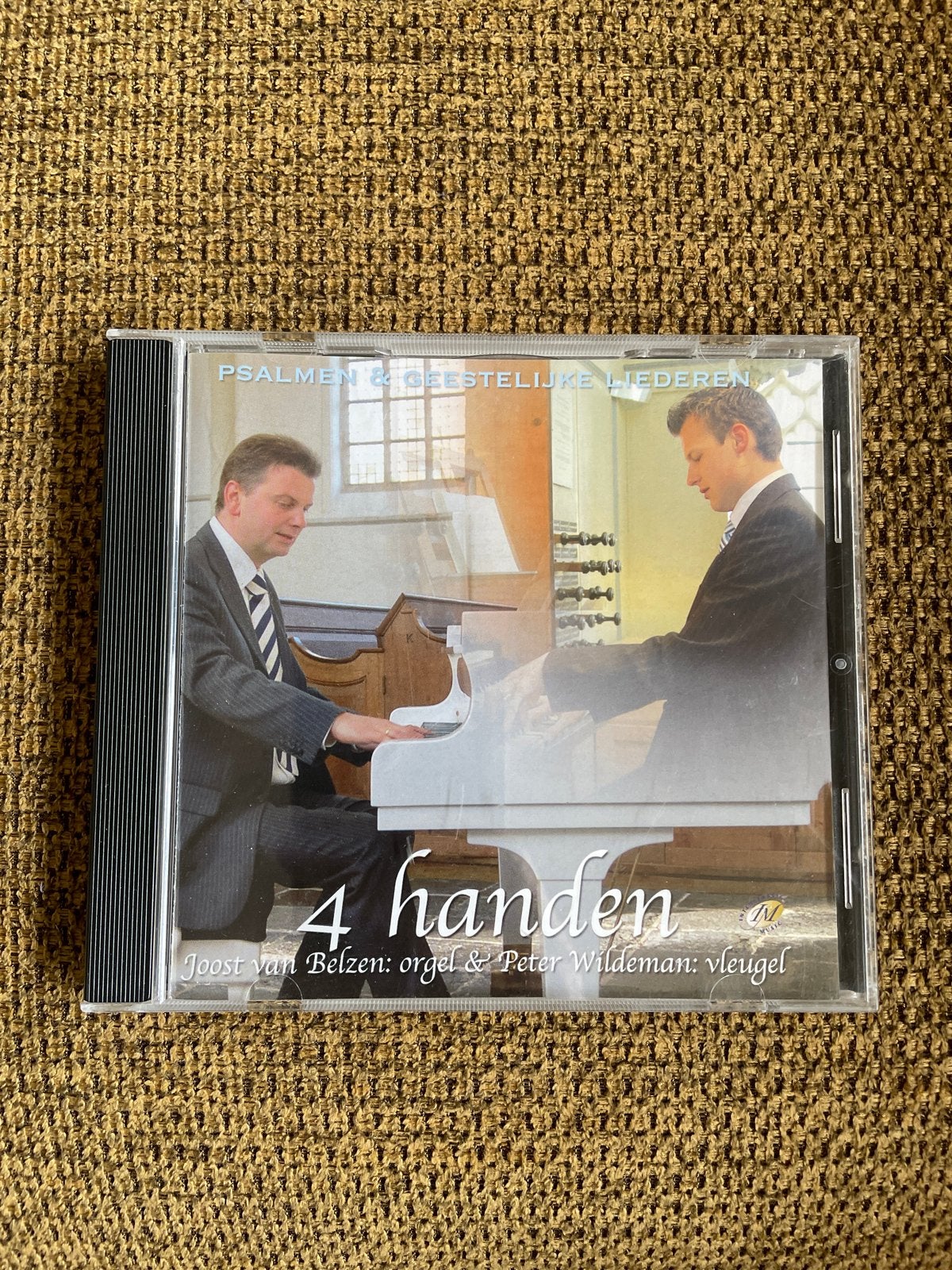 Psalmen & Geestelijke Liederen - 4 handen cd, Orgel, Ophalen of Verzenden, Zo goed als nieuw, Klassieke kerkmuziek