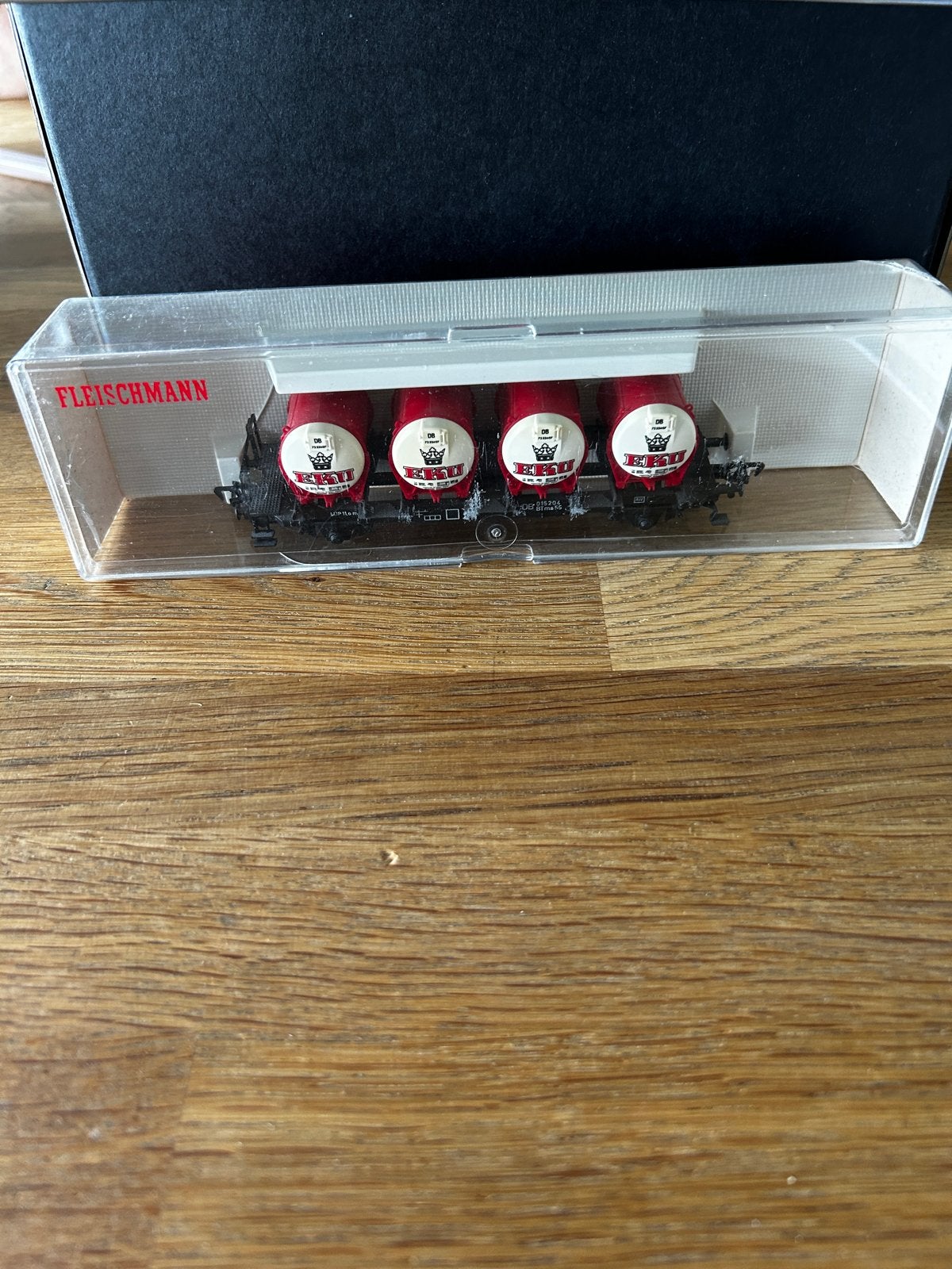 Fleischmann 5231 EKU Bierwagon - Zo goed als nieuw, Gelijkstroom, Verzenden, Fleischmann, Wagon