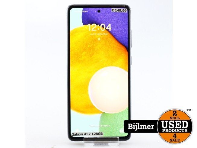 Samsung Galaxy A52 128GB Zwart, Samsung, Zo goed als nieuw, Support@Samsung.com, 129, Samsung-ro, Yeongtong-gu
Suwon-si, Gyeonggi-do 16677
South Korea