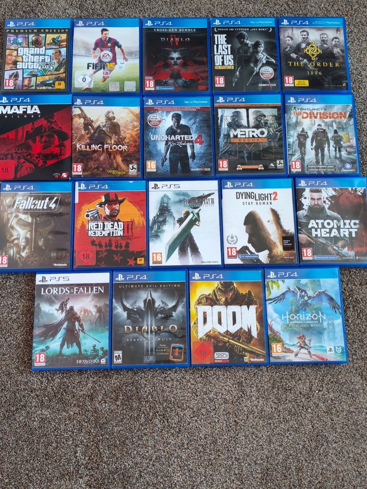 Ps4 PS5 Games, Ophalen, Vanaf 18 jaar, Gekoppelde computers, Overige genres