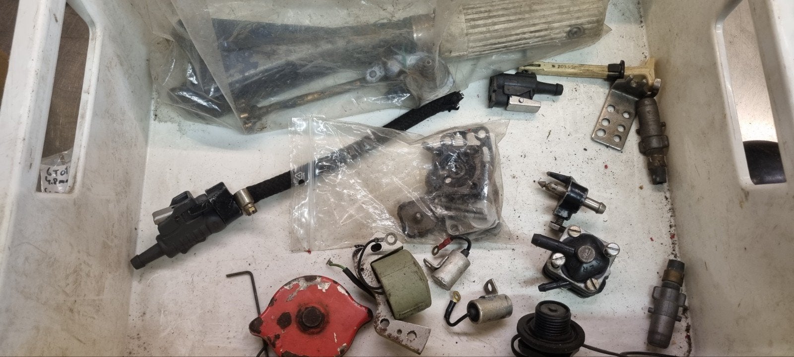 evinrude johnson oldtimer buitenboordmotor onderdelen, Ophalen of Verzenden, Gebruikt, Motor en Techniek