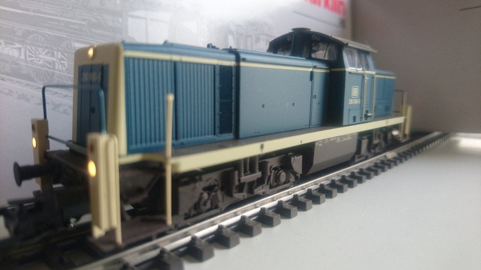 Marklin - Zware Dieselloc BR 290 DB - MfxPlus+Geluid+Telex, Ophalen, Wisselstroom, Locomotief, Zo goed als nieuw