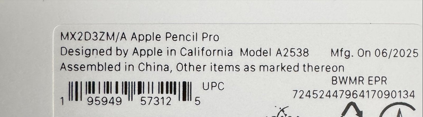 Apple Pencil Pro (Nieuw), Ophalen of Verzenden, Nieuw