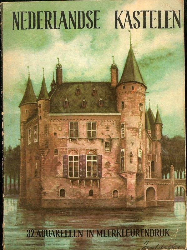NEDERLANDSE KASTELEN J.Aaldriks. met 32 aquarellen in, Ophalen of Verzenden, Gelezen