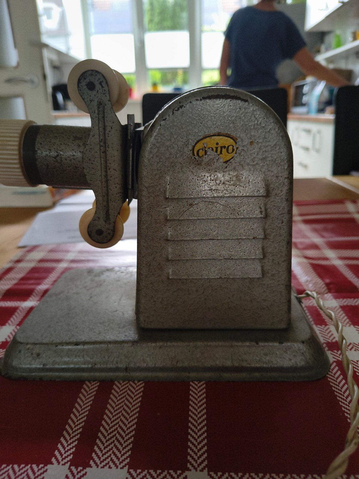 Vintage Chiro 8mm filmprojector met film  toverlantaarn, Audio, Tv en Foto, Filmrollen, Ophalen of Verzenden, 8mm film