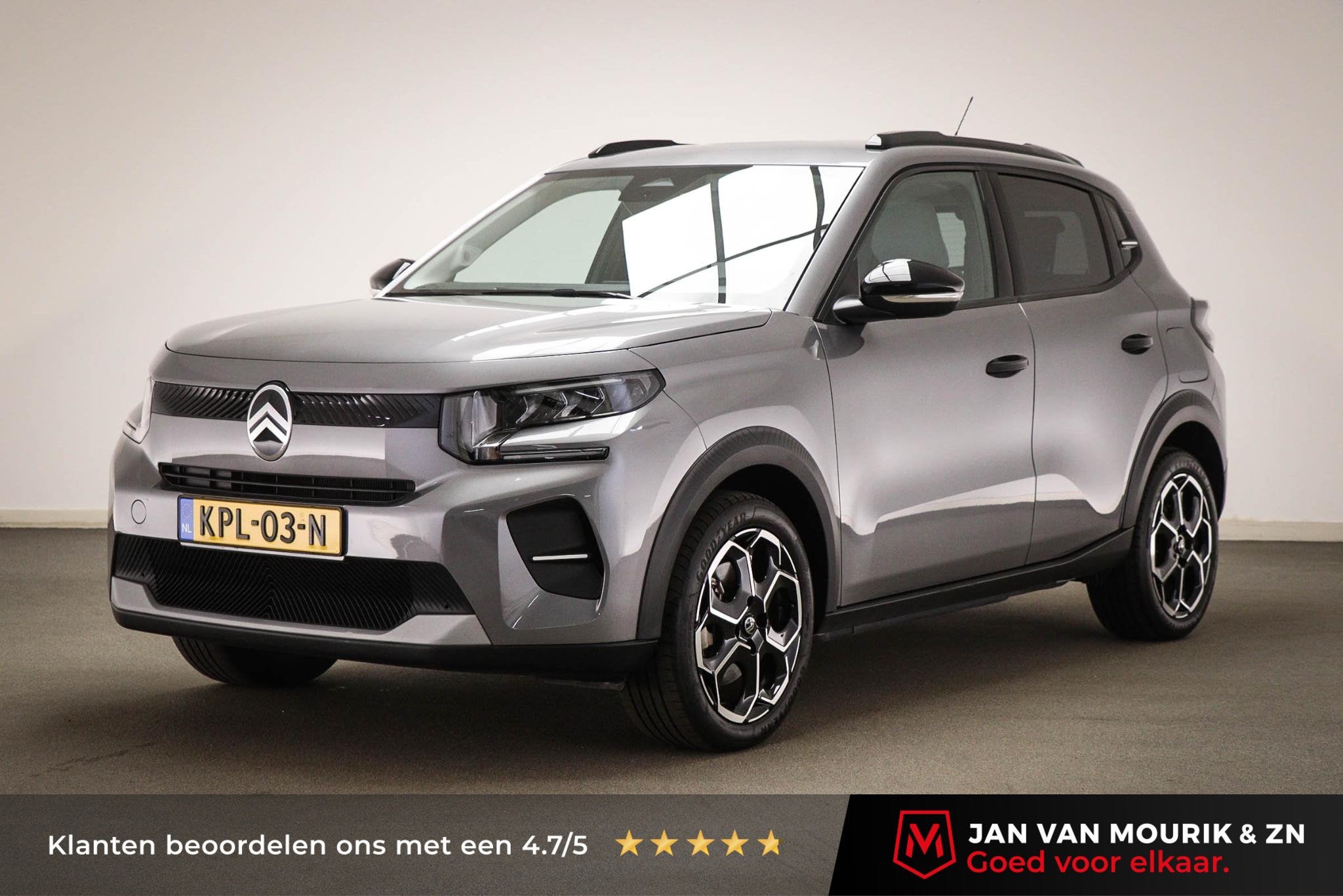 Citroen Ë-C3 Max 113pk 44 kWh | LED | HALF LEDER | CLIMA |, Auto's, Parkeersensor, Gebruikt, Huisgarantie, Met garantie (alle)